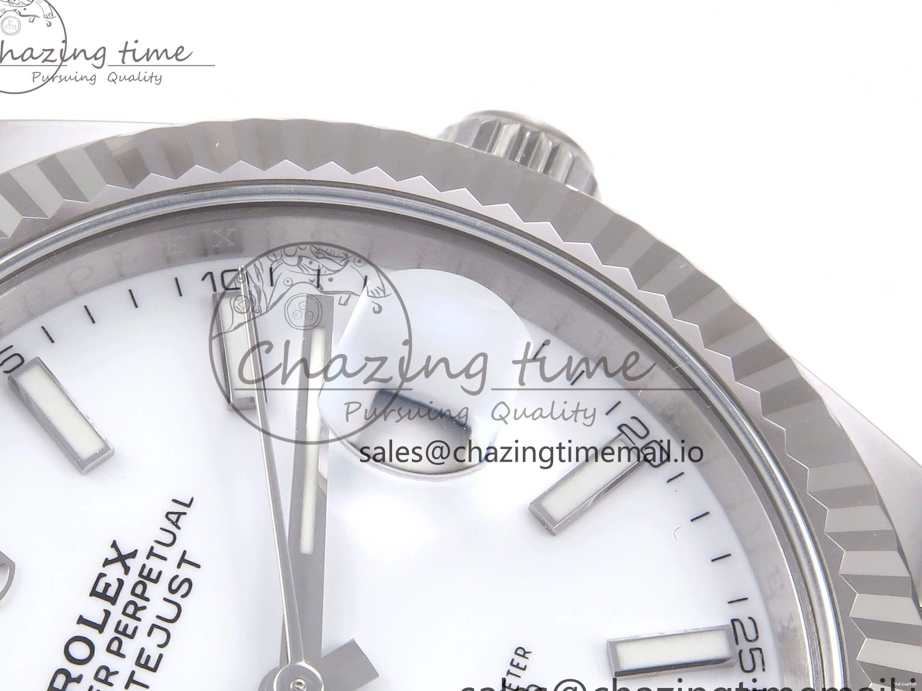 DateJust Dial on White Best 126334 41 Stick A3235 EWEF Bracelet Edition Oyster 0417